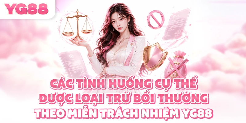Các tình huống cụ thể được loại trừ bồi thường theo miễn trách nhiệm YG88